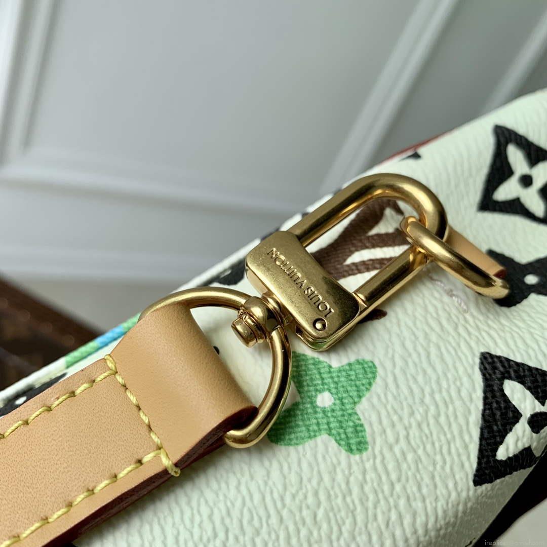 LV M83429 Louis Vuitton Nano Steamer Bag Vanilla