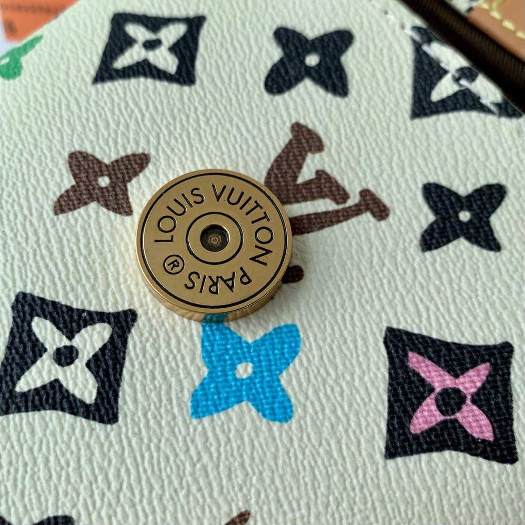 LV M83343 Louis Vuitton Envelope Pouch Bag Vanilla