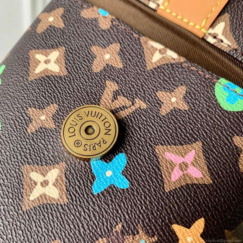 LV M83344 Louis Vuitton Envelope Pouch Bag Chocolate