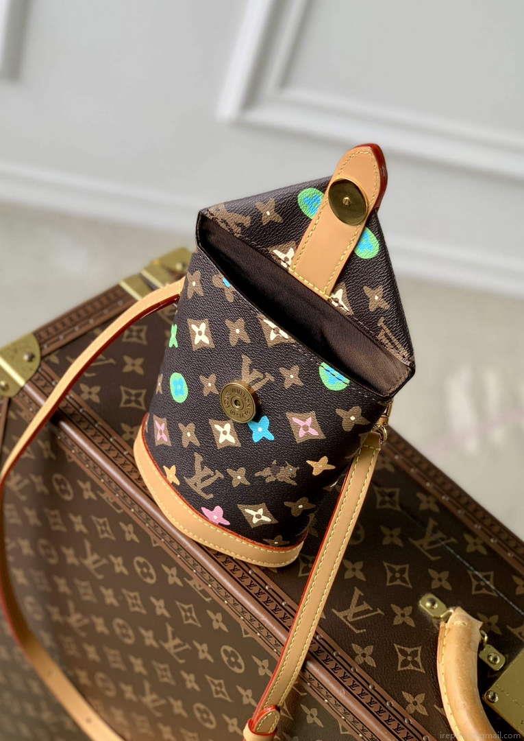 LV M83344 Louis Vuitton Envelope Pouch Bag Chocolate
