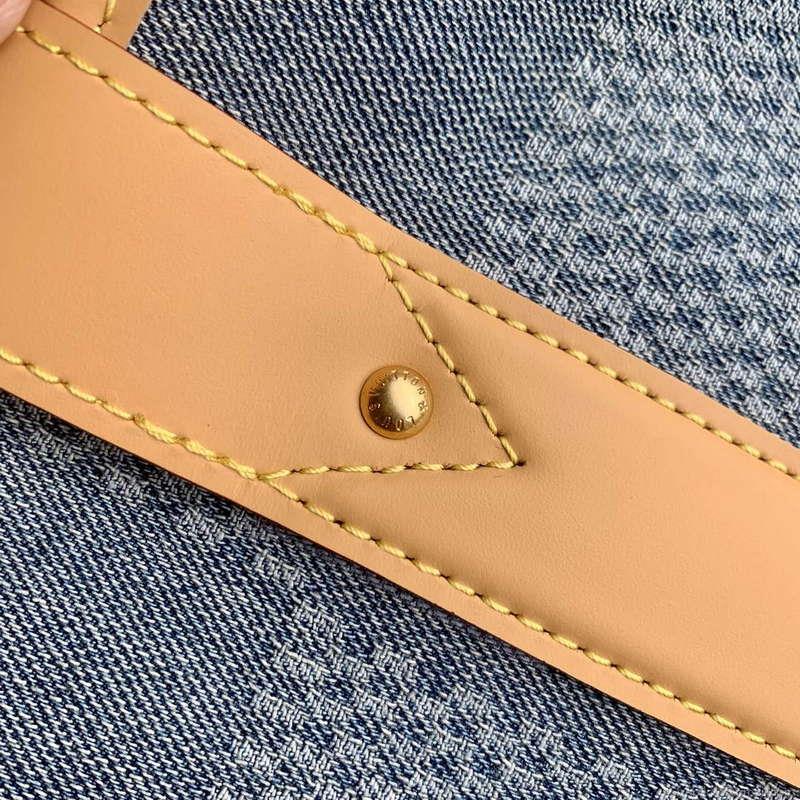 LV N40702 Louis Vuitton Weekend Tote Bag Blue