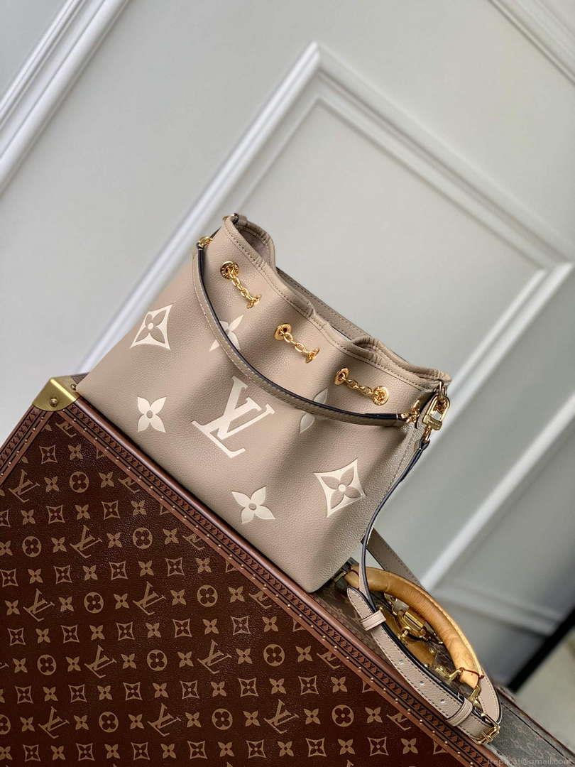 LV M25453 Louis Vuitton LV Bundle Bag Monogram Empreinte Leather Grey/Cream