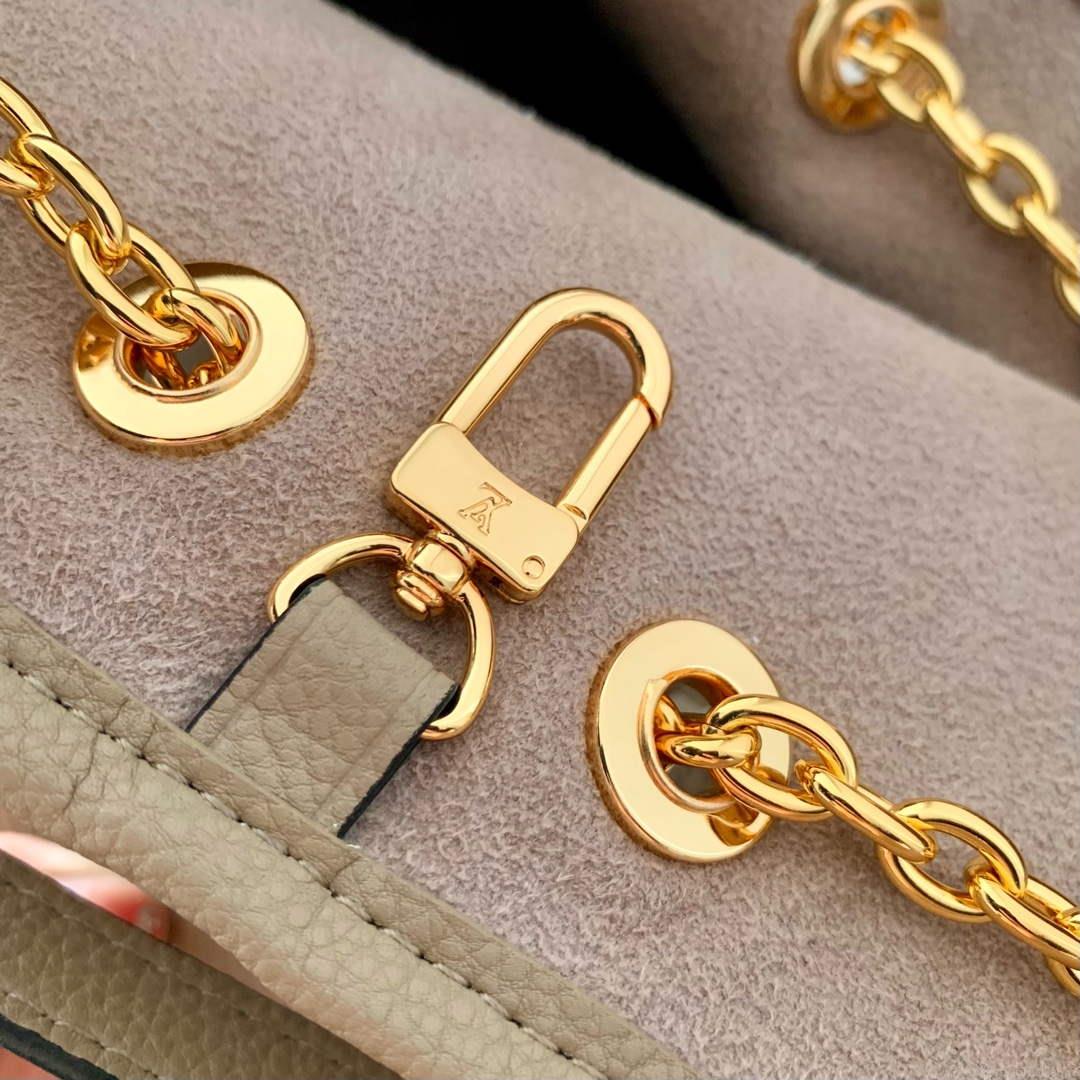 LV M25453 Louis Vuitton LV Bundle Bag Monogram Empreinte Leather Grey/Cream