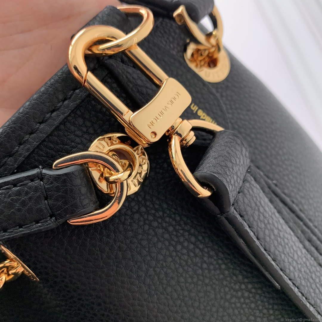 LV M47209 Louis Vuitton LV Bundle Bag Monogram Empreinte Leather Black