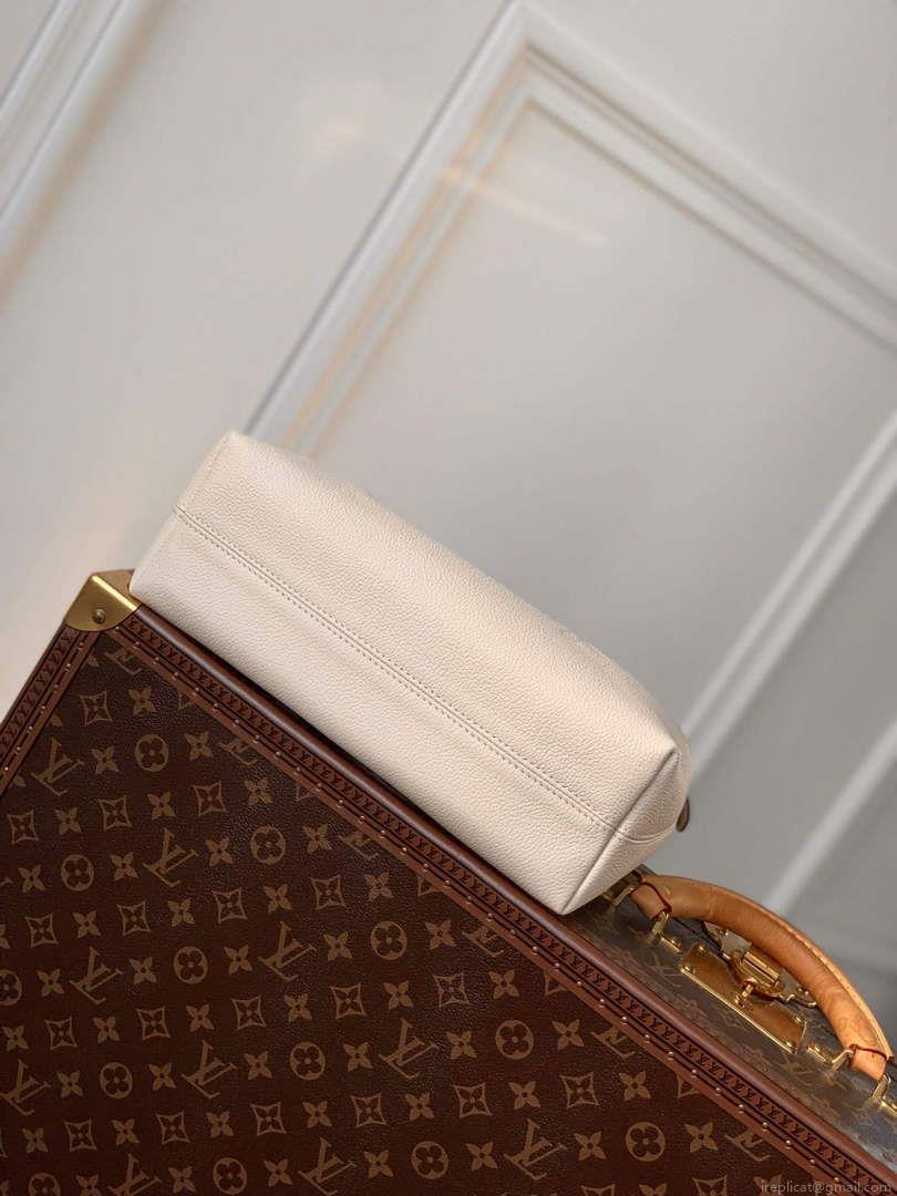 LV M47209 Louis Vuitton LV Bundle Bag Monogram Empreinte Leather Off-white