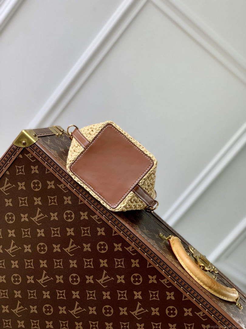LV M83521 Louis Vuitton Noé Purse Bag Natural / Tan