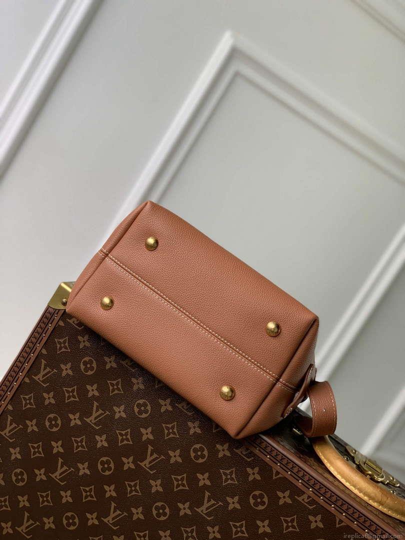 LV M25354 Louis Vuitton Low Key Hobo PM Bag Cognac