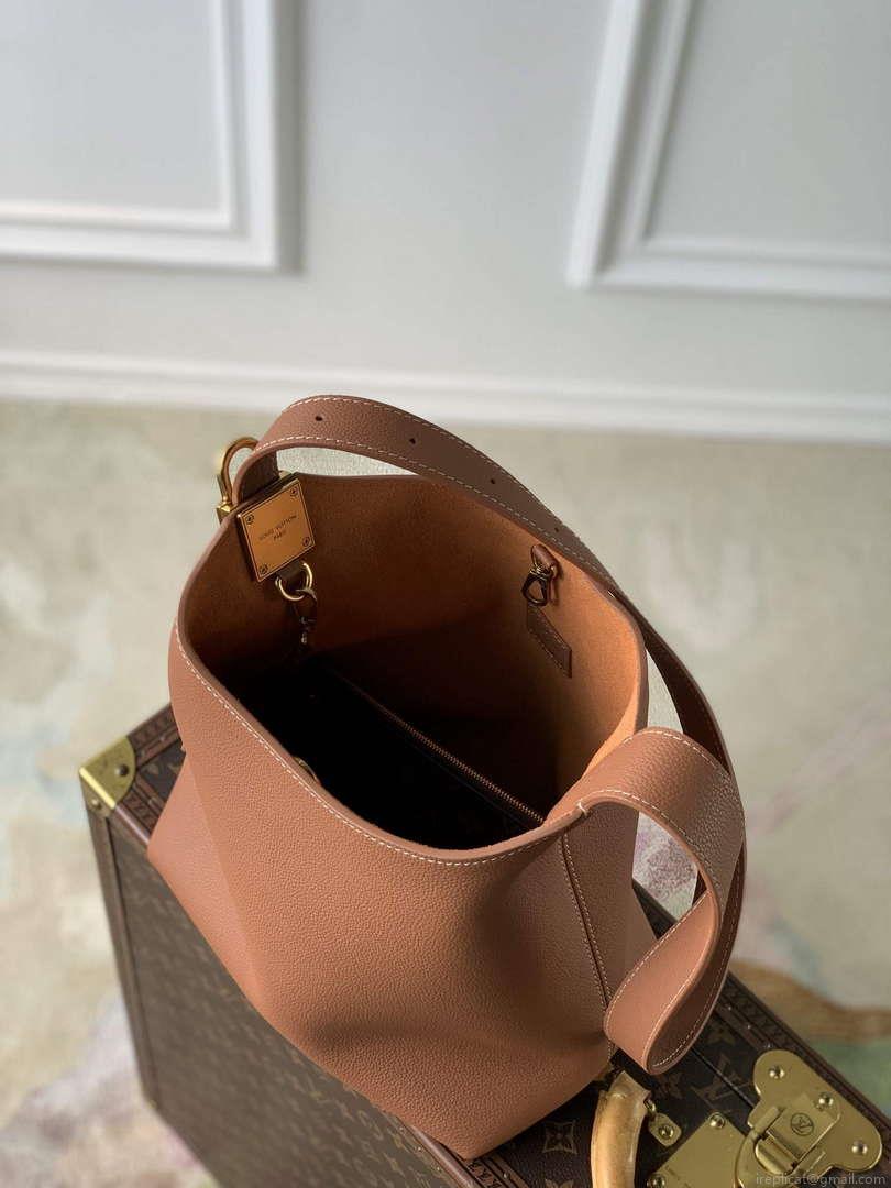 LV M25354 Louis Vuitton Low Key Hobo PM Bag Cognac