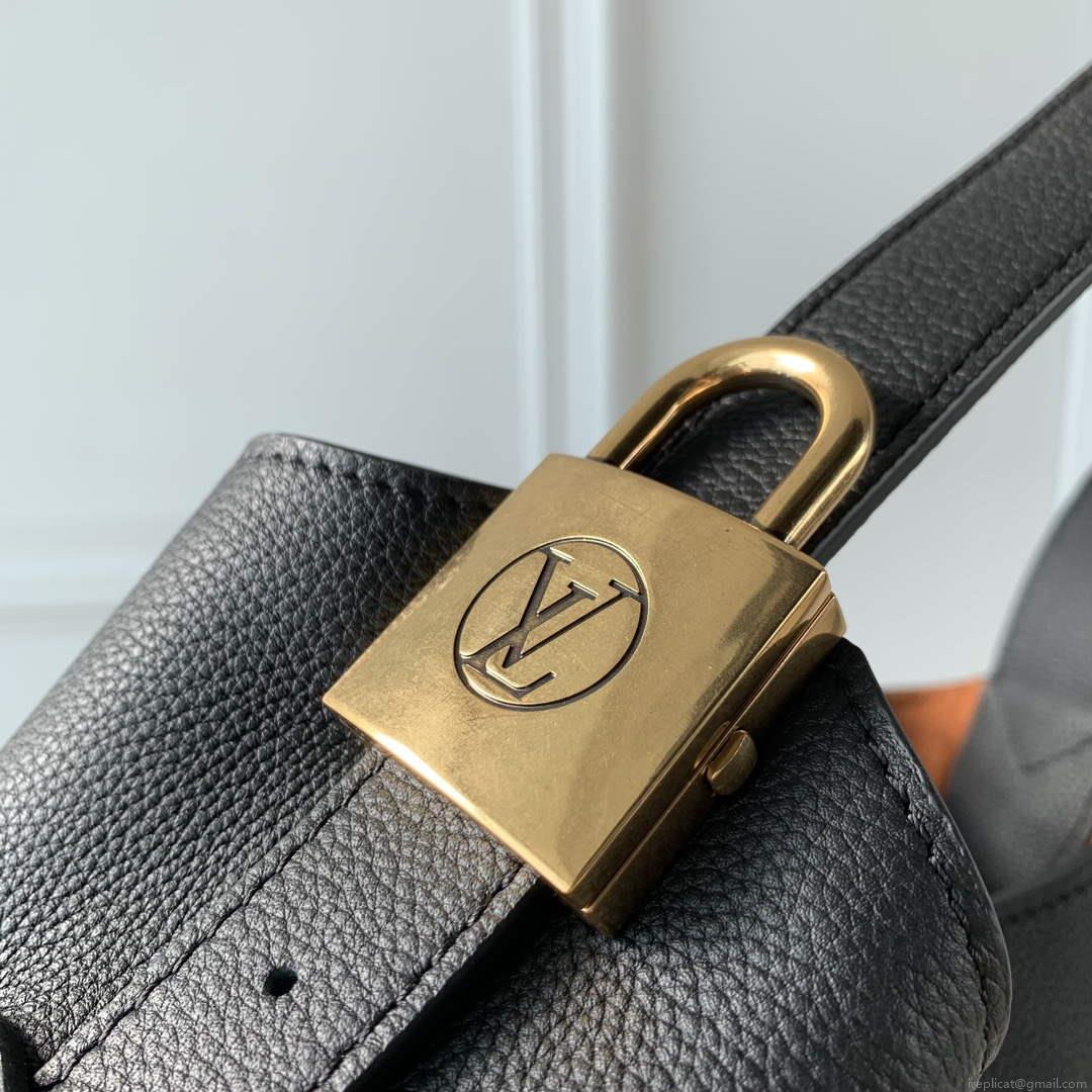 LV M25352 Louis Vuitton Low Key Hobo PM Bag Black