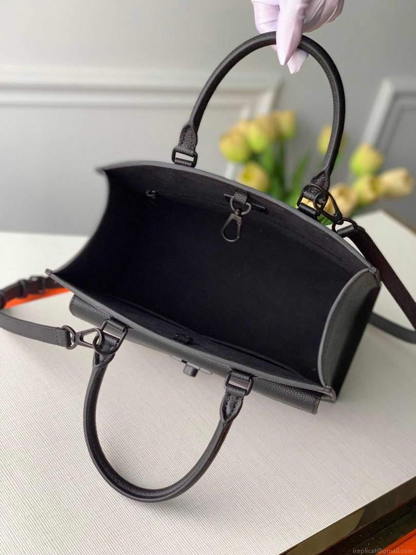 LV M55845 Louis Vuitton Lockme Tote PM Leathers Bag M55846 Black