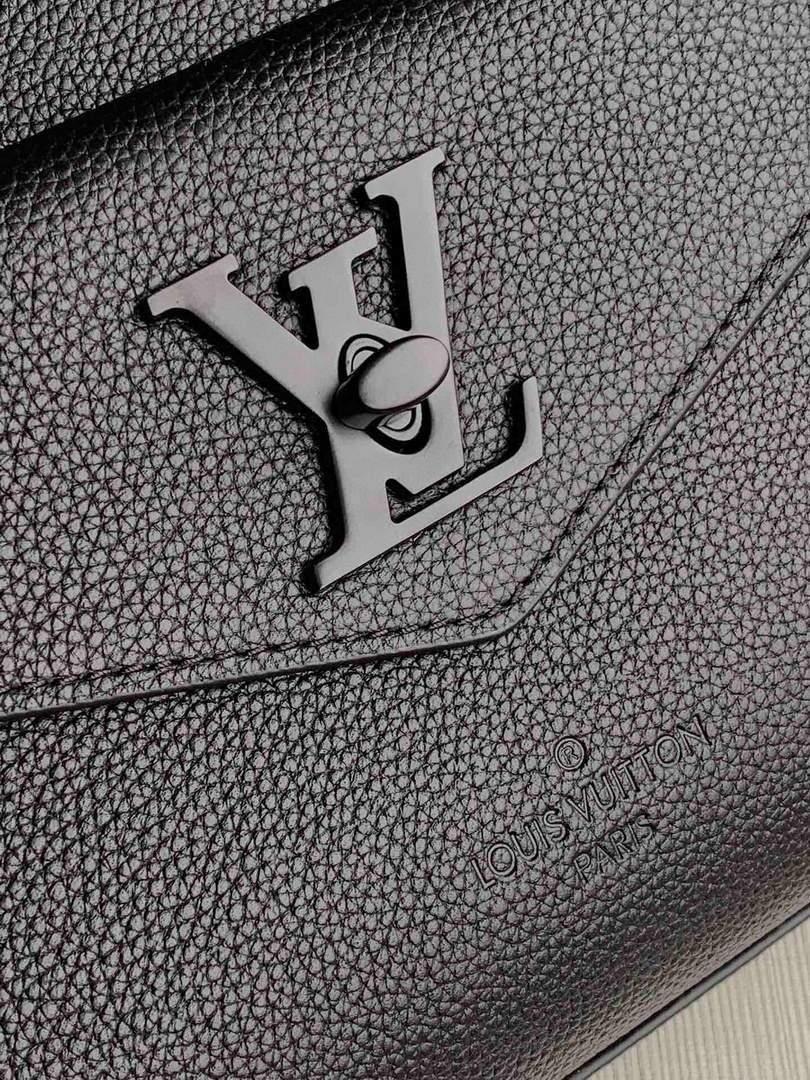 LV M55845 Louis Vuitton Lockme Tote PM Leathers Bag M55846 Black