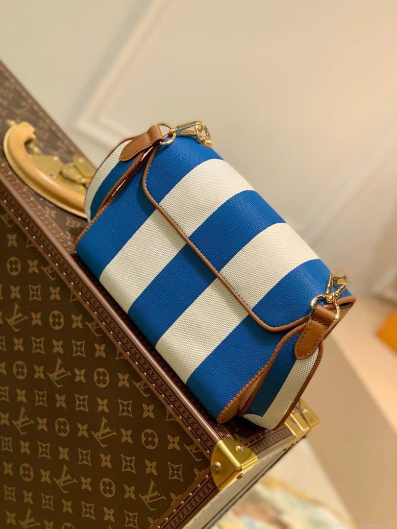 LV M57659 Louis Vuitton M57722 twist MM Other Leathers Shoulder Bag Blue