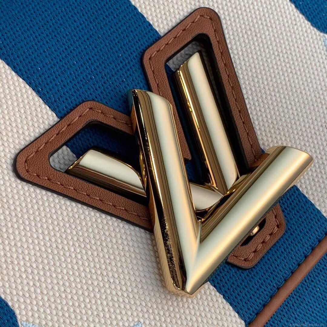 LV M57659 Louis Vuitton M57722 twist MM Other Leathers Shoulder Bag Blue