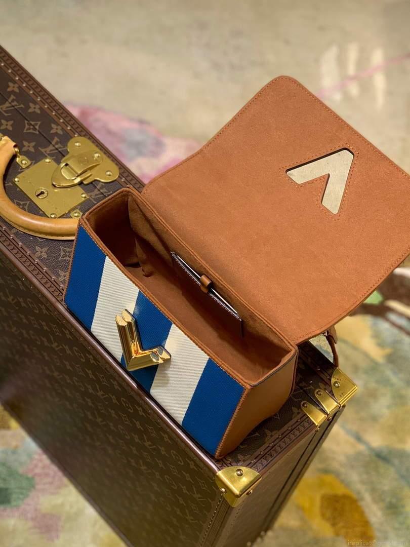 LV M57659 Louis Vuitton M57722 twist MM Other Leathers Shoulder Bag Blue