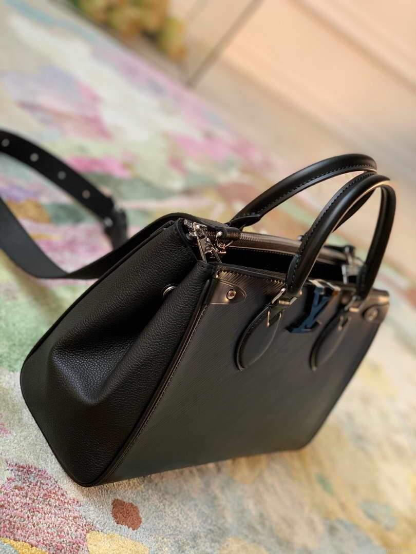 LV M57680 Louis Vuitton Grenelle Tote PM M57681 Black