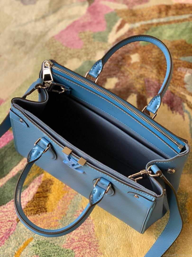 LV M57681 Louis Vuitton Grenelle Tote PM M57680 Blue