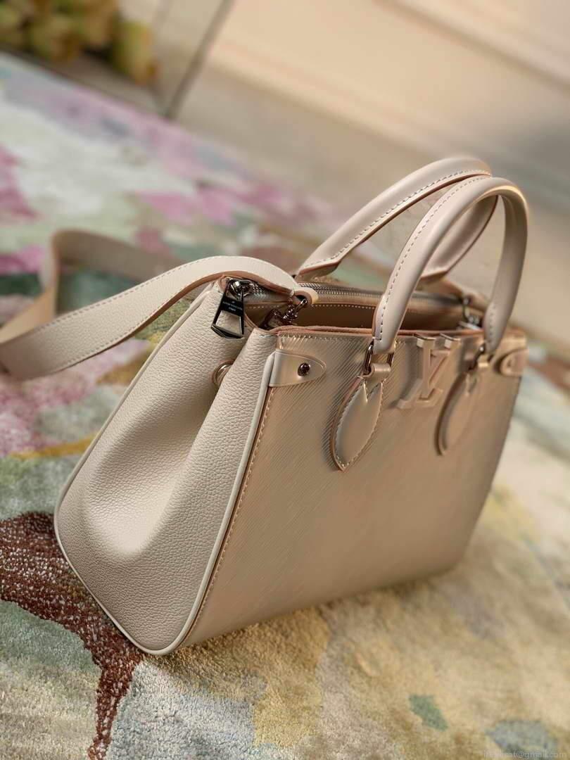 LV M57681 Louis Vuitton Grenelle Tote PM M57680 Quartz White