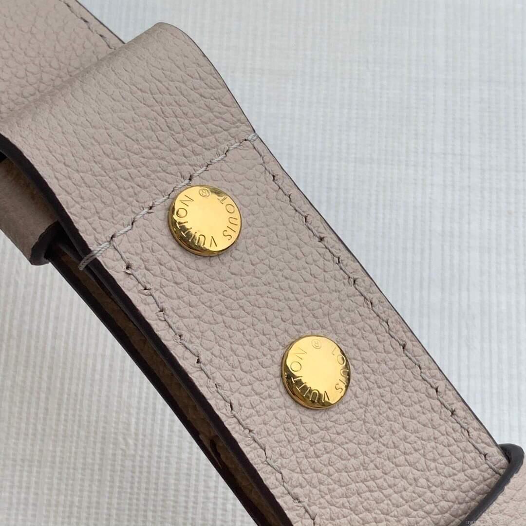 LV M57688 Louis Vuitton Lockme Bucket Bag M57687 M57689 Greige