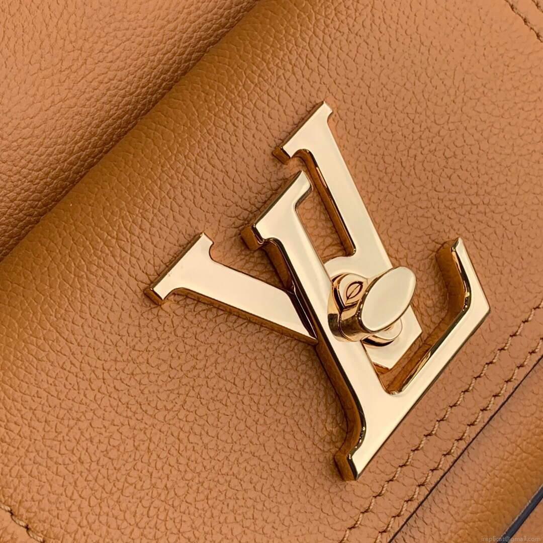 LV M57689 Louis Vuitton Lockme Bucket Bag M57687 M57688 Arizona Beige