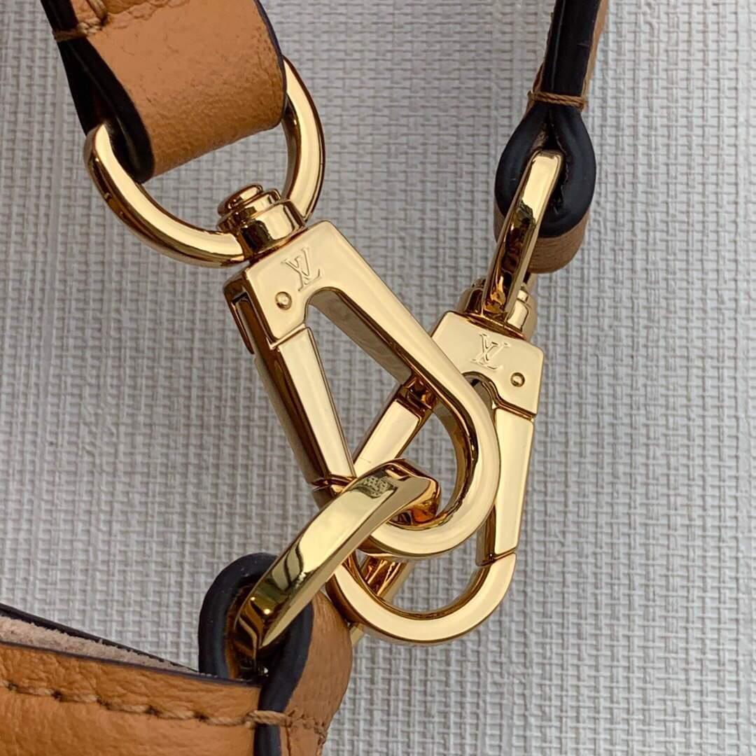 LV M57689 Louis Vuitton Lockme Bucket Bag M57687 M57688 Arizona Beige