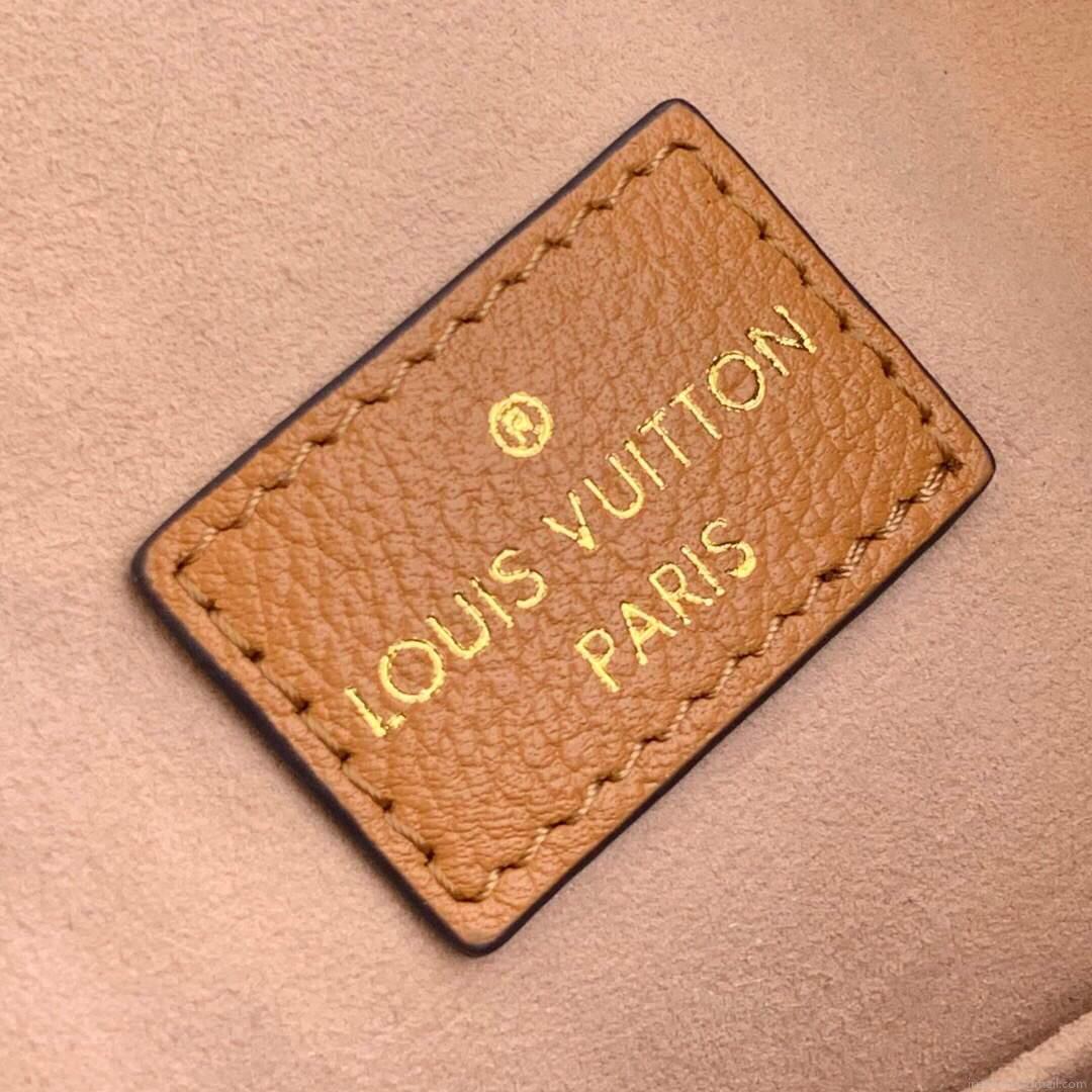 LV M57689 Louis Vuitton Lockme Bucket Bag M57687 M57688 Arizona Beige