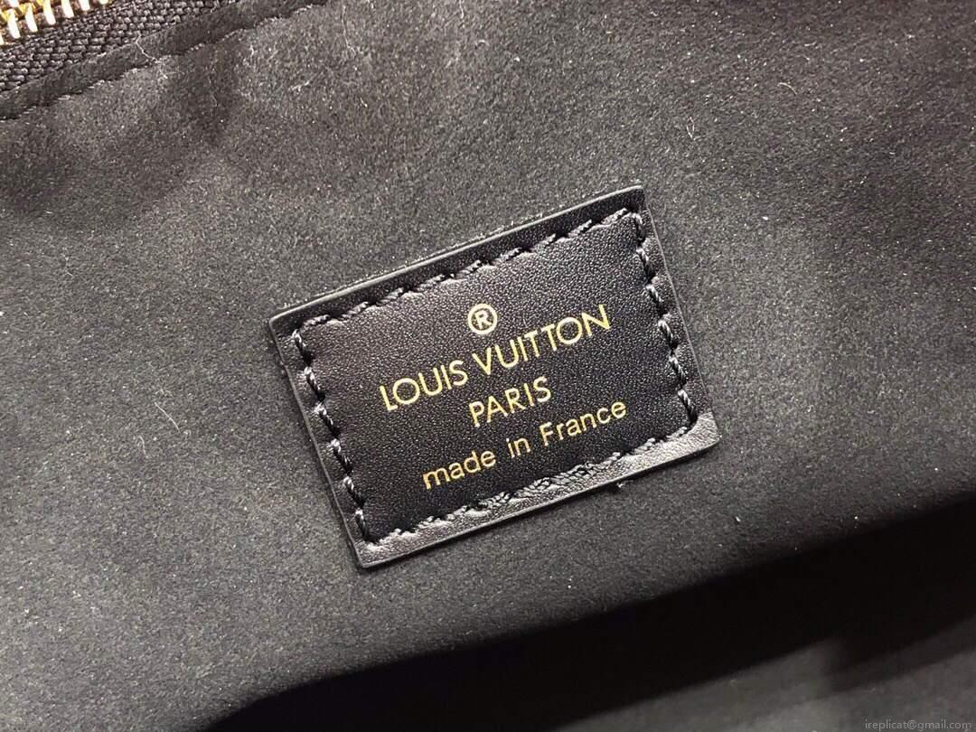 LV M57728 Louis Vuitton On My Side Tote Bag Black
