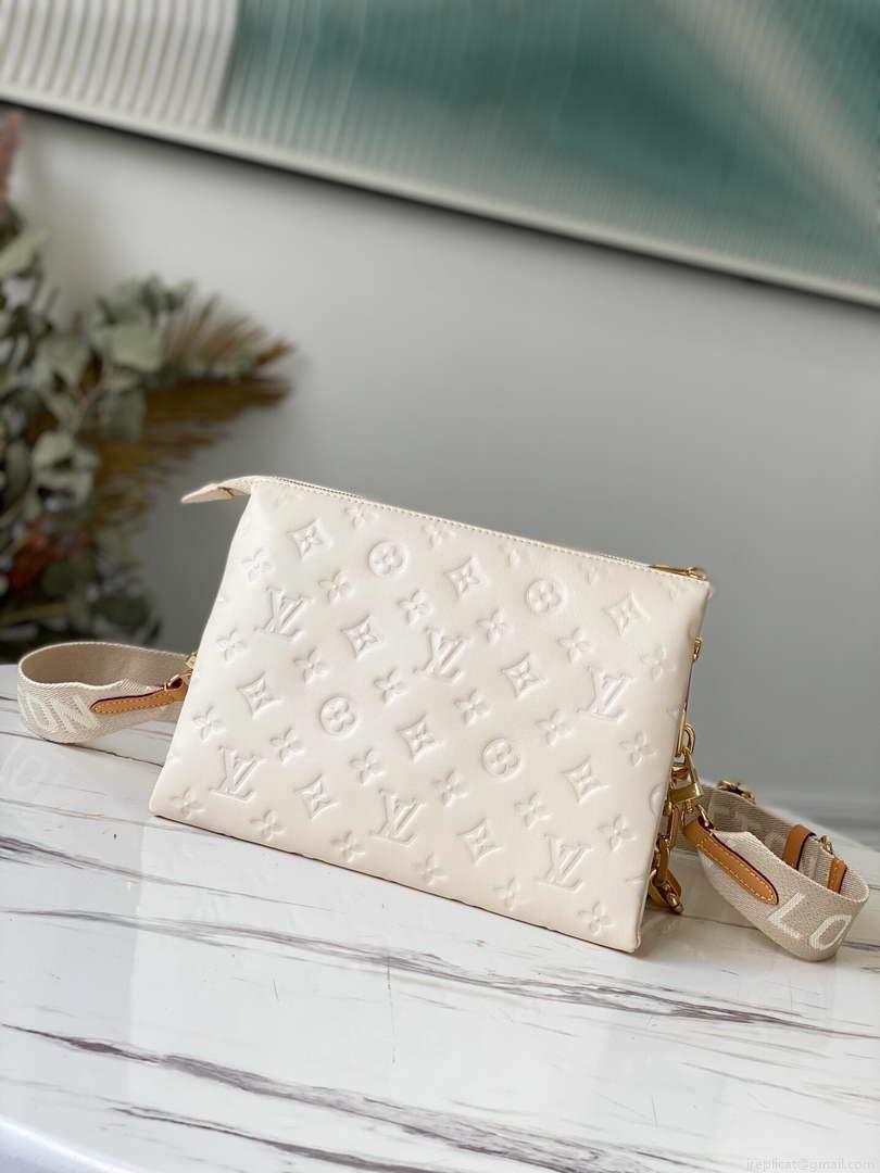 LV M57793 Louis Vuitton Coussin PM Bag M57790 Cream
