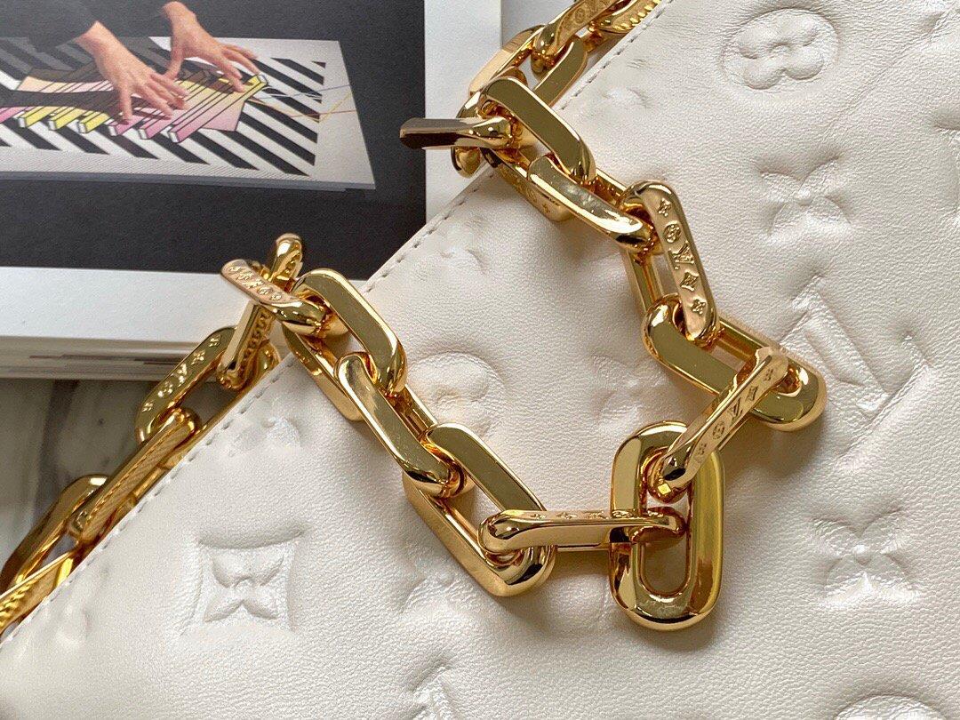 LV M57793 Louis Vuitton Coussin PM Bag M57790 Cream