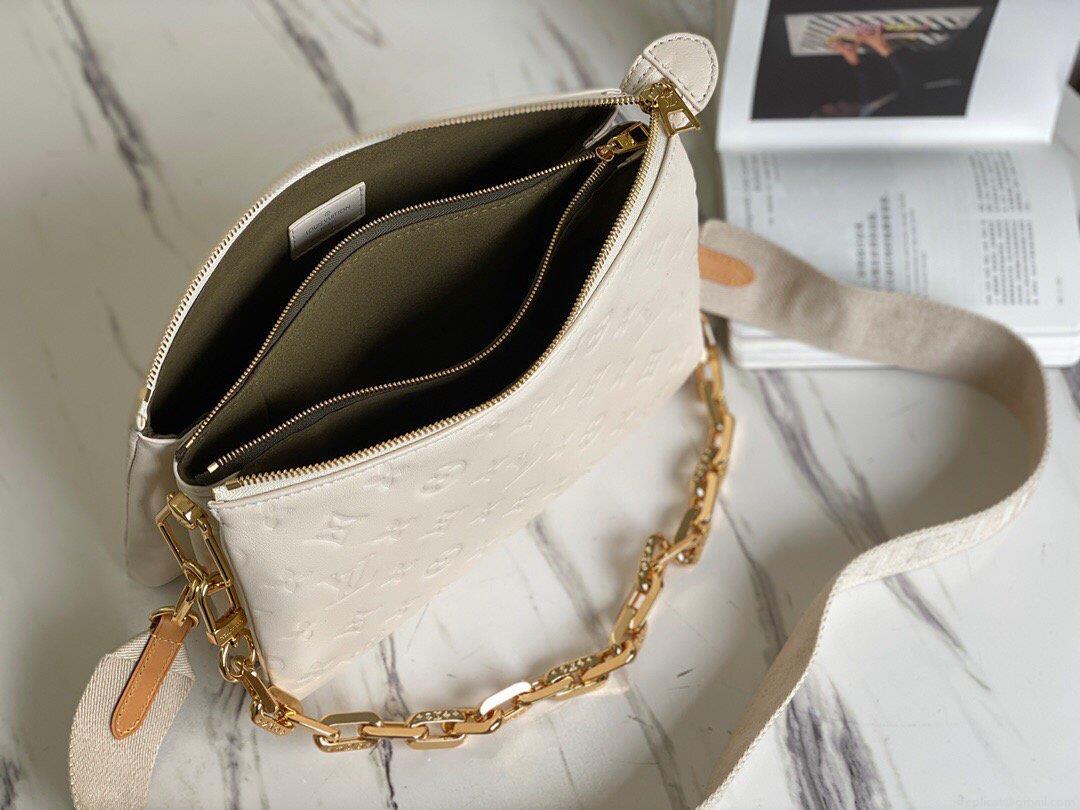LV M57793 Louis Vuitton Coussin PM Bag M57790 Cream