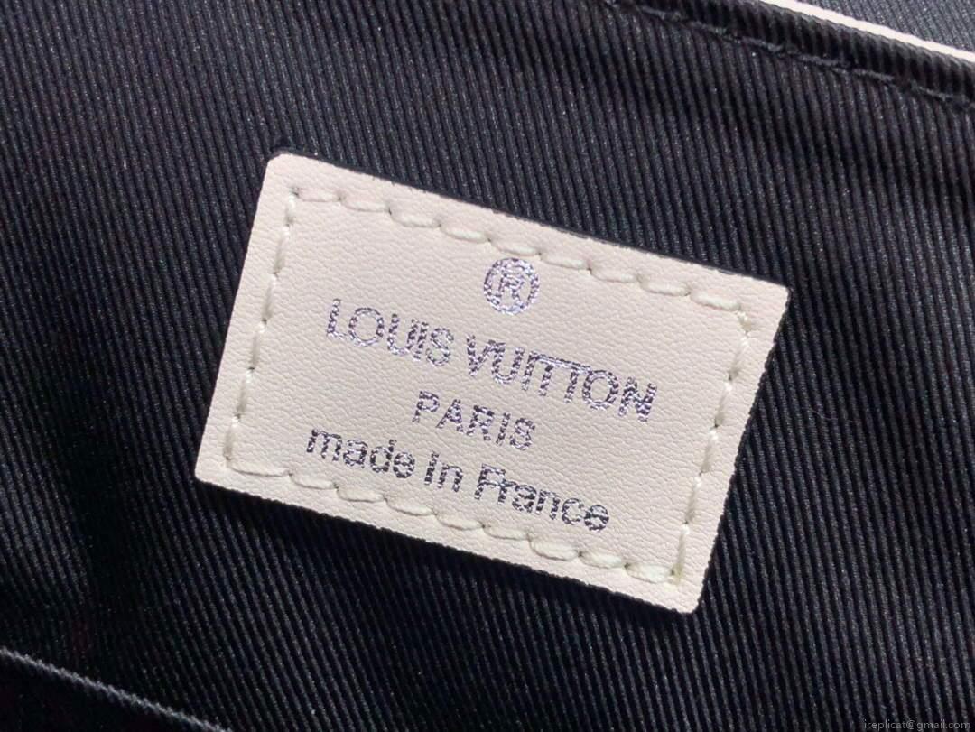 LV M58475 Louis Vuitton Christopher Messenger Bag White M58476