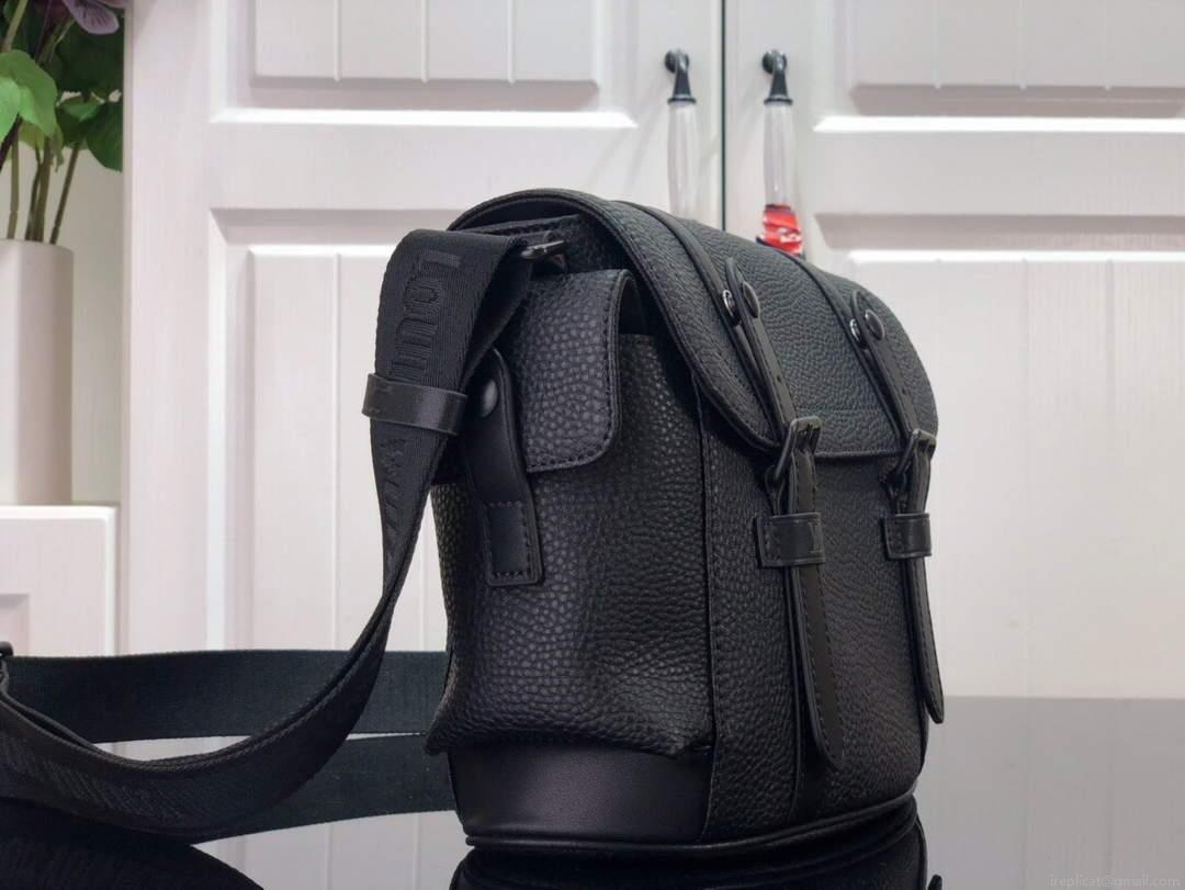 LV M58476 Louis Vuitton Christopher Messenger Bag Black M58475