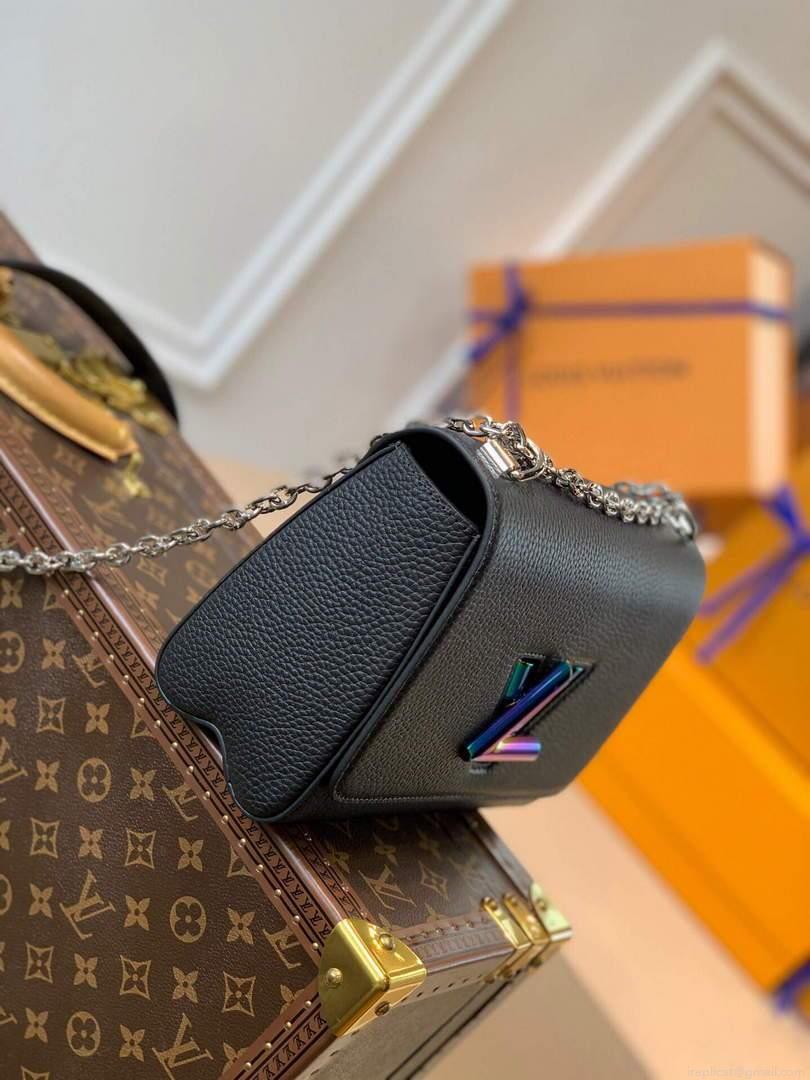 LV M58597 Louis Vuitton Twist Medium Bag Black
