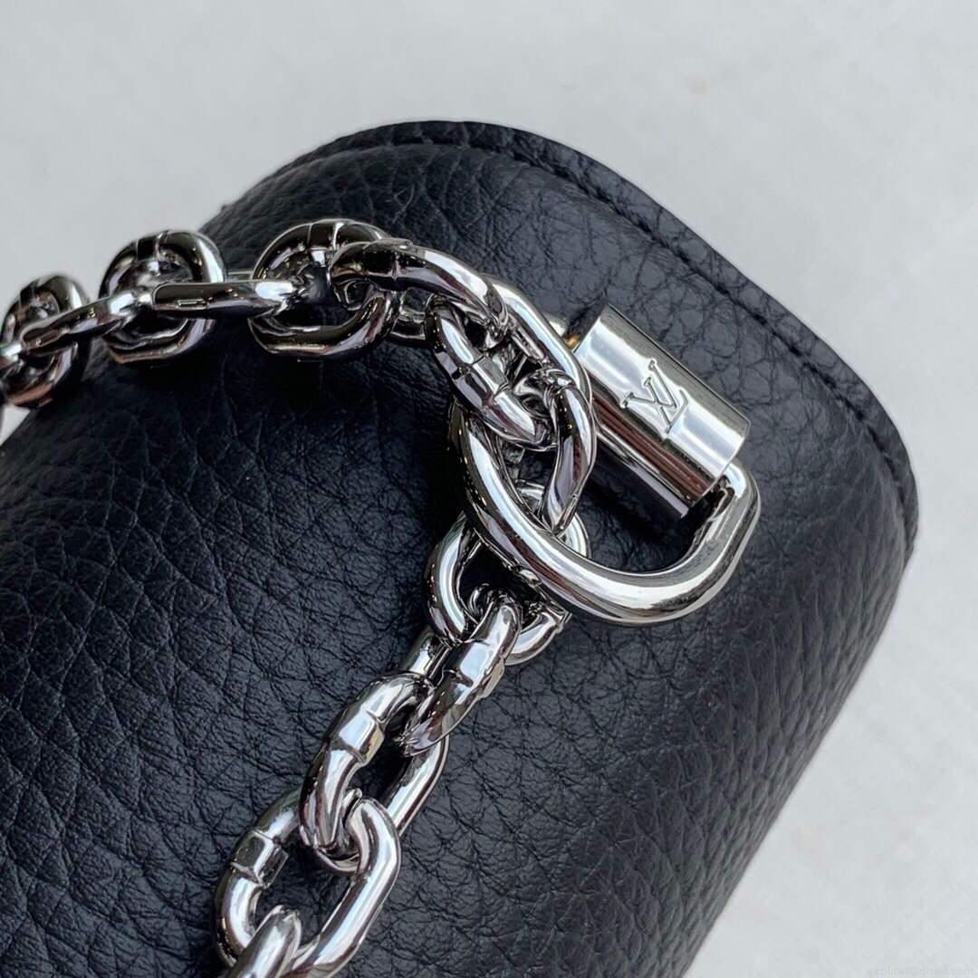 LV M58597 Louis Vuitton Twist Medium Bag Black