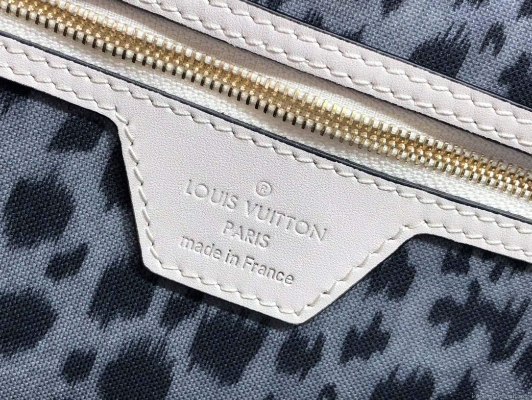 LV M45819 Louis Vuitton Neverfull MM Monogram Bag M45818 Creme