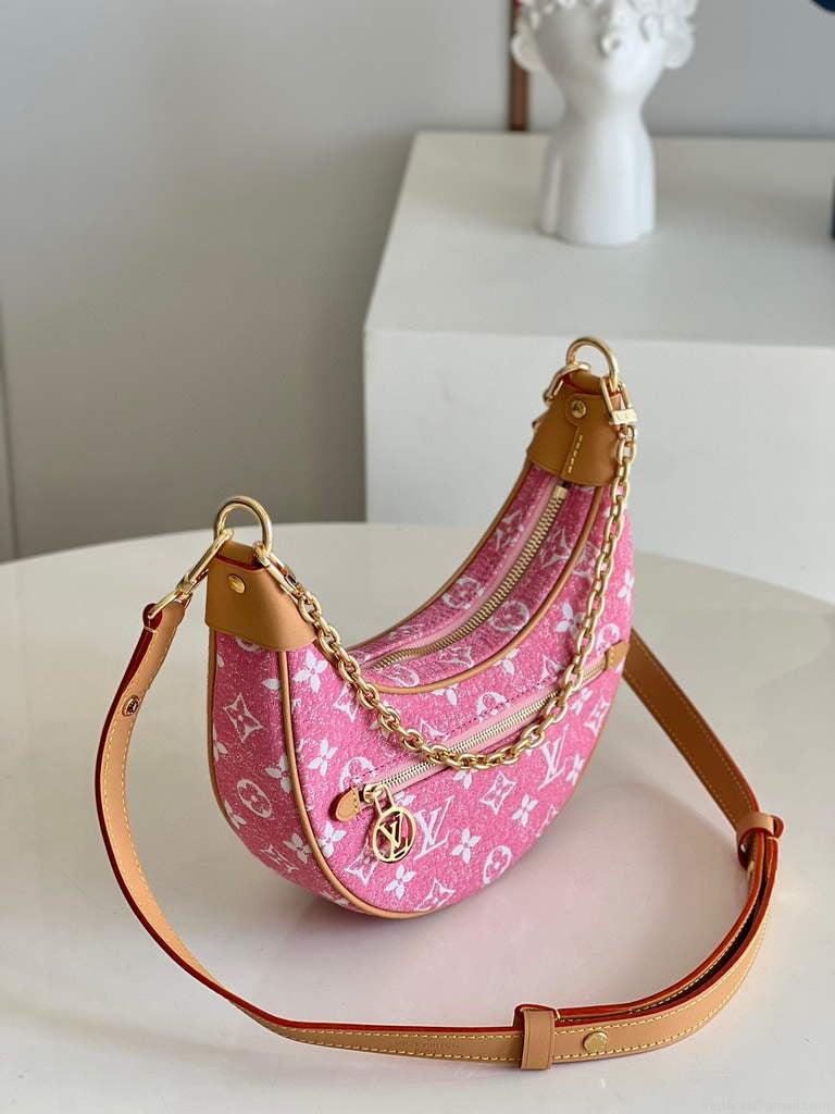 LV M81166 Louis Vuitton Loop Bag Pink