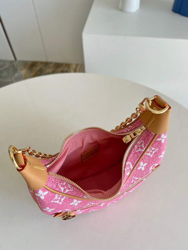 LV M81166 Louis Vuitton Loop Bag Pink