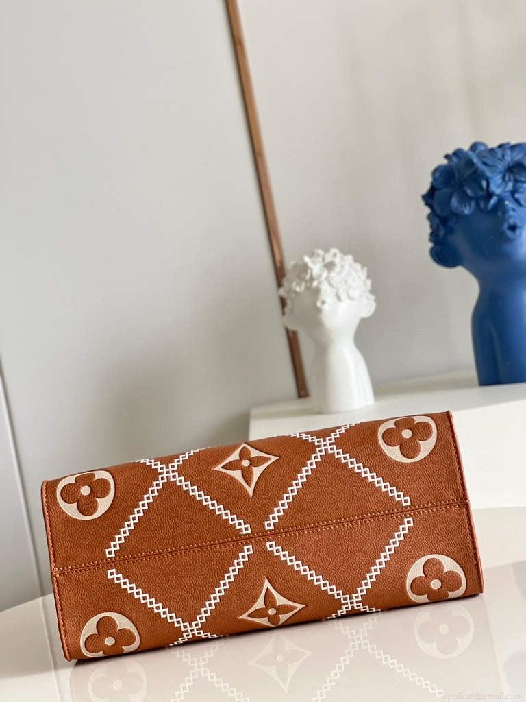 Louis Vuitton M46015 LV M46016 Onthego MM Monogram Arizona Brown