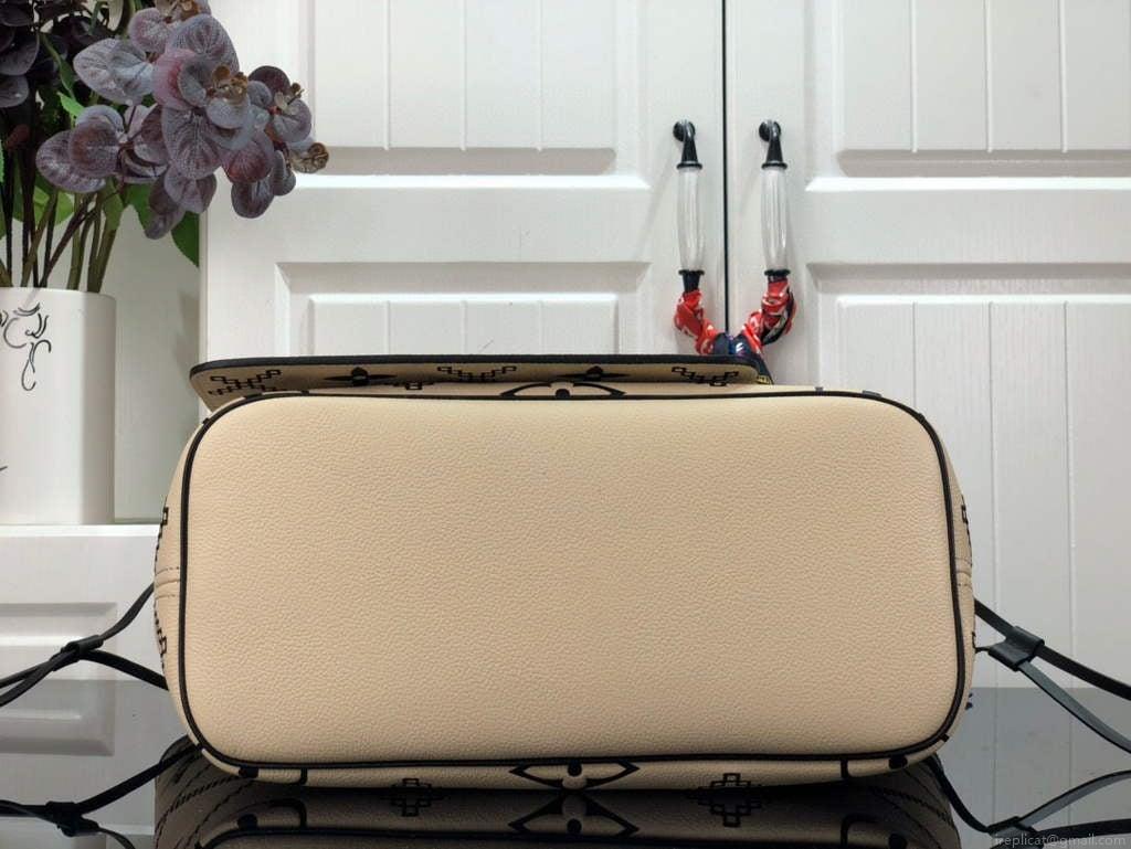 Louis Vuitton M46039 LV M46040 Neverfull MM Beige