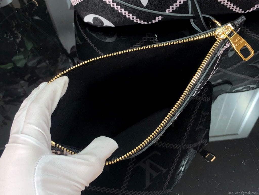 Louis Vuitton M46040 LV M46039 Neverfull MM black