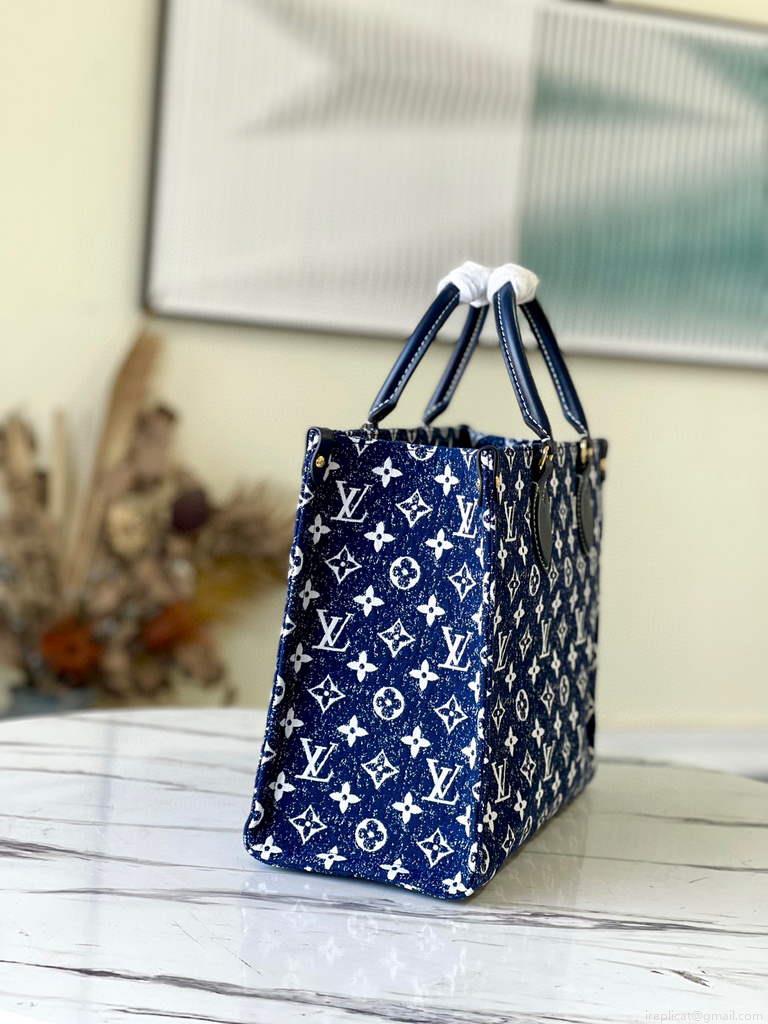 Louis Vuitton M59608 OnTheGo MM Tote bag Monogram Blue