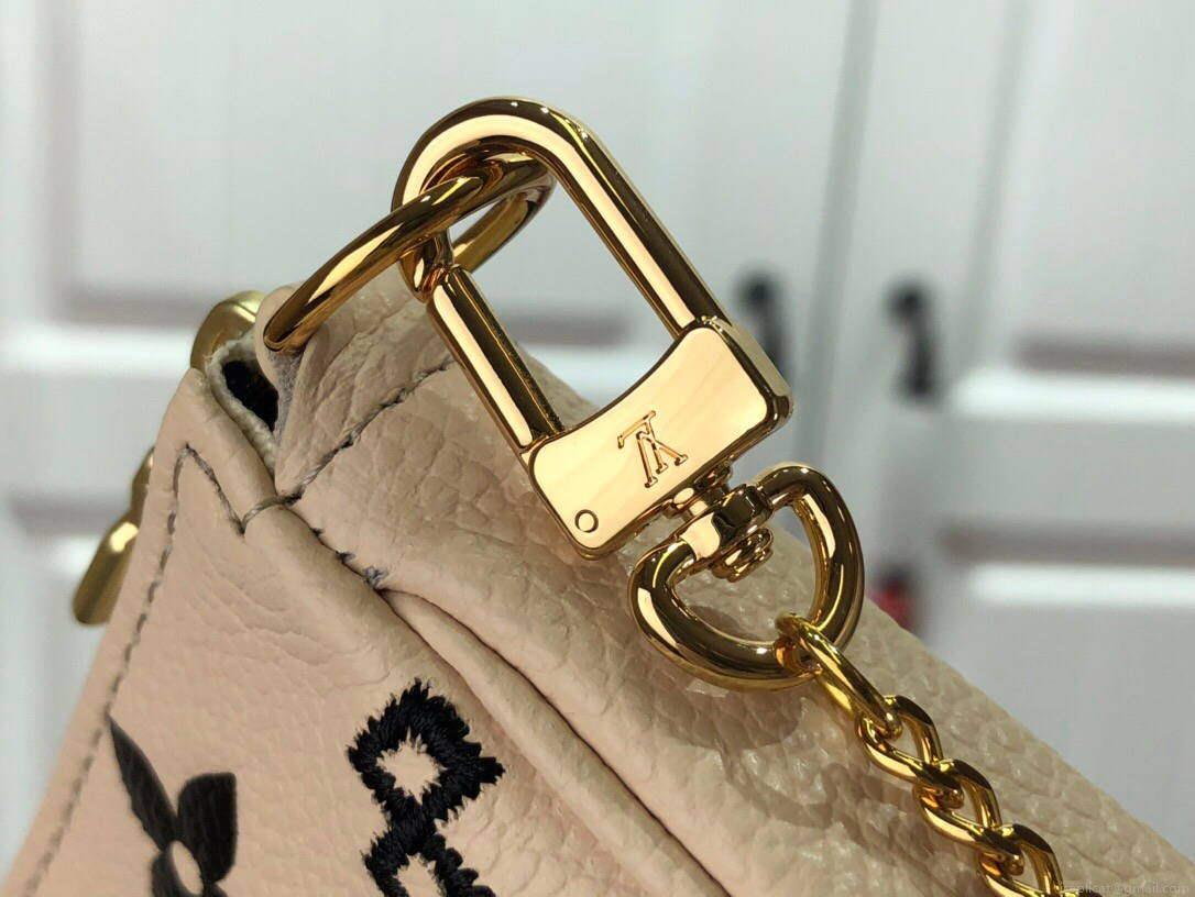 LV M81140 Louis Vuitton Mini Pochette Accessoires Bag Beige