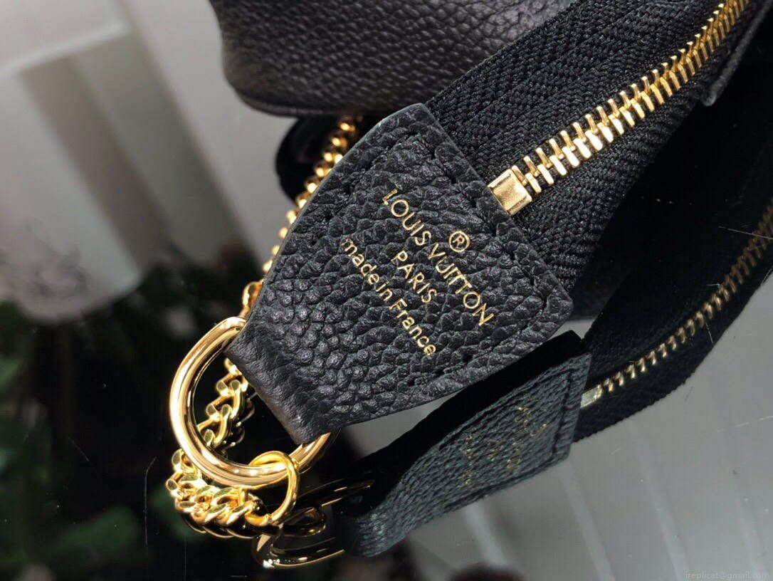 LV M81140 Louis Vuitton Mini Pochette Accessoires Bag Black