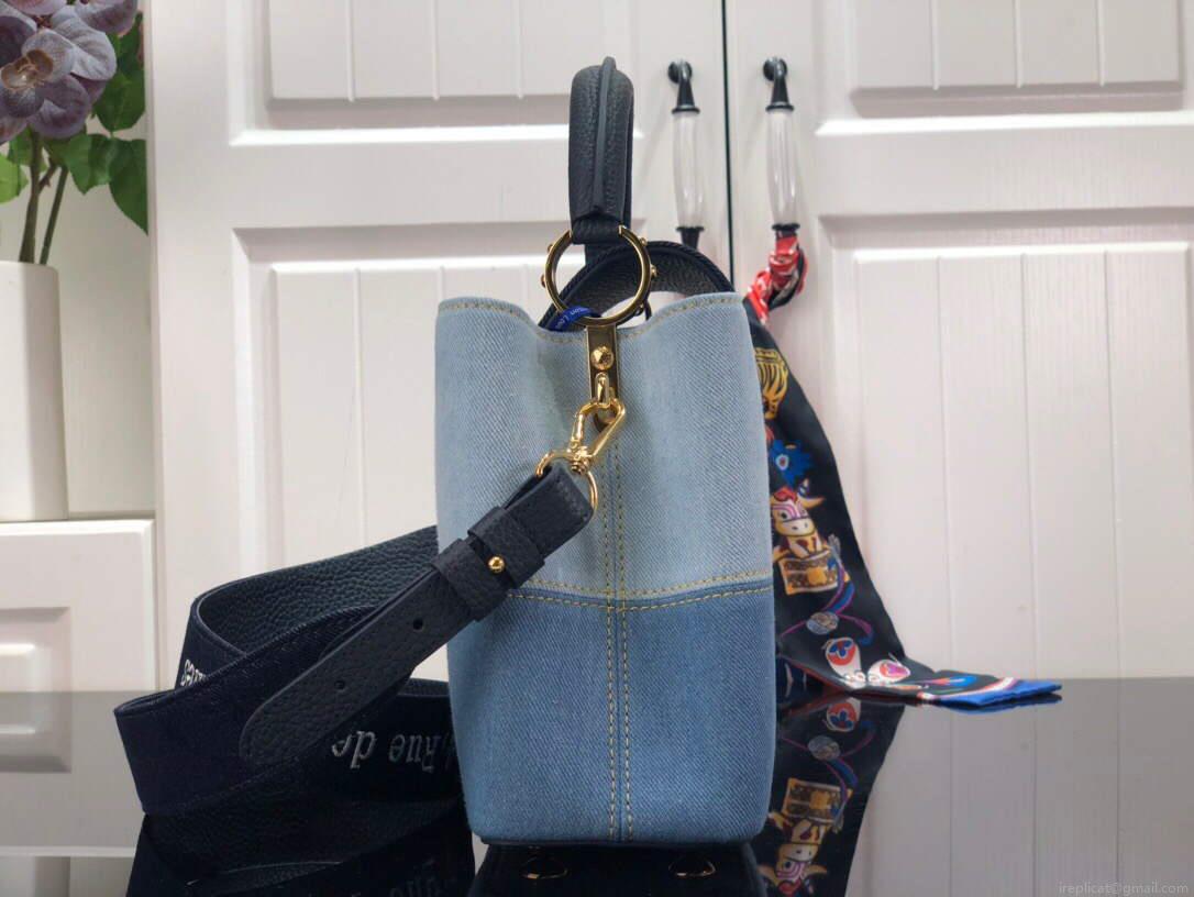 LV M59269 Louis Vuitton Capucines BB Handbag Blue