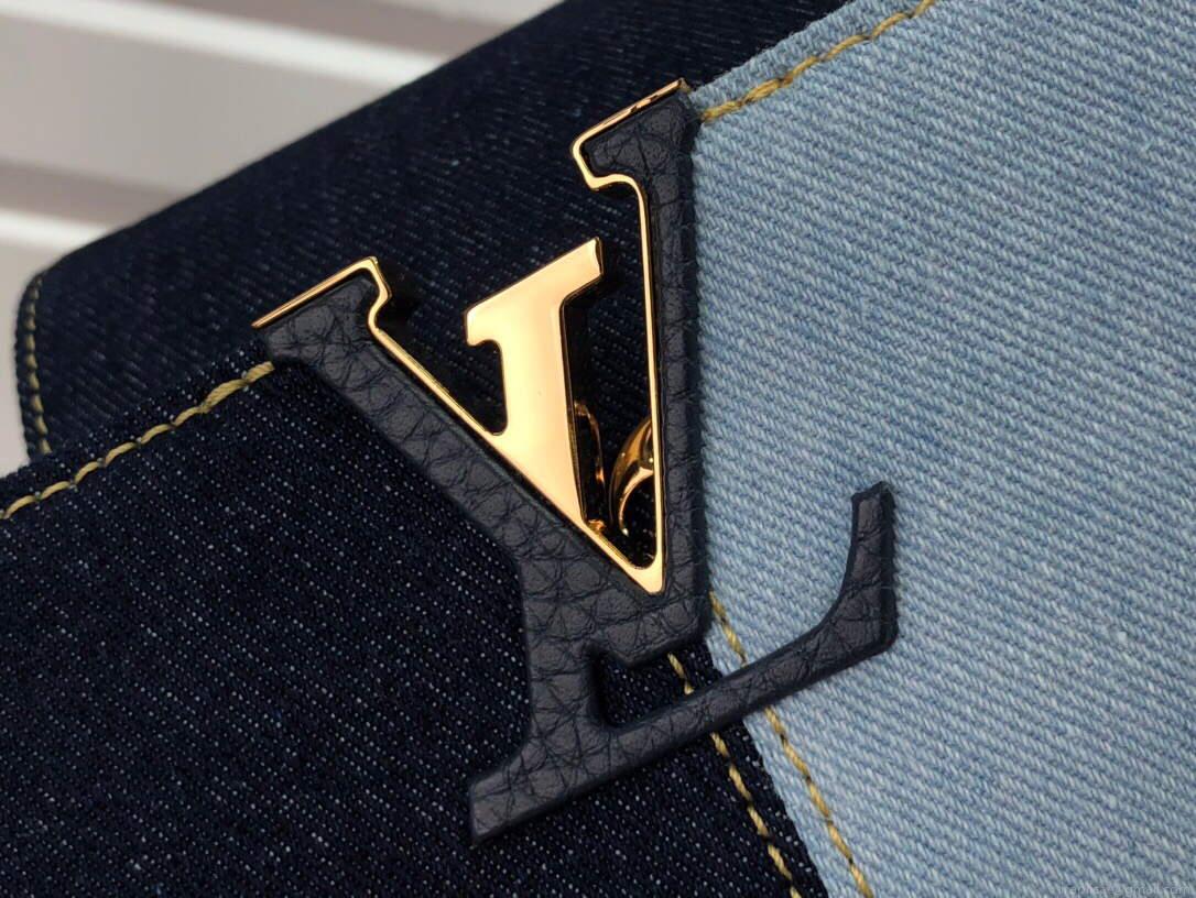 LV M59269 Louis Vuitton Capucines BB Handbag Blue