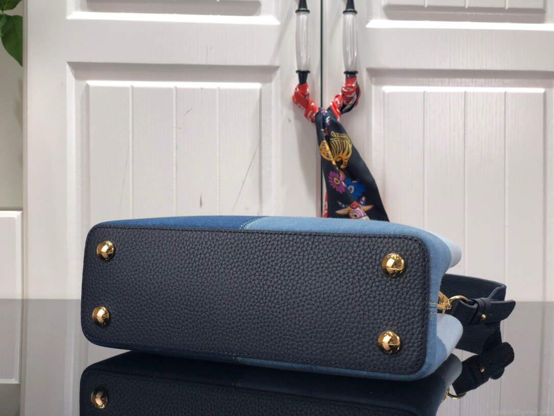 LV M59269 Louis Vuitton Capucines BB Handbag Blue