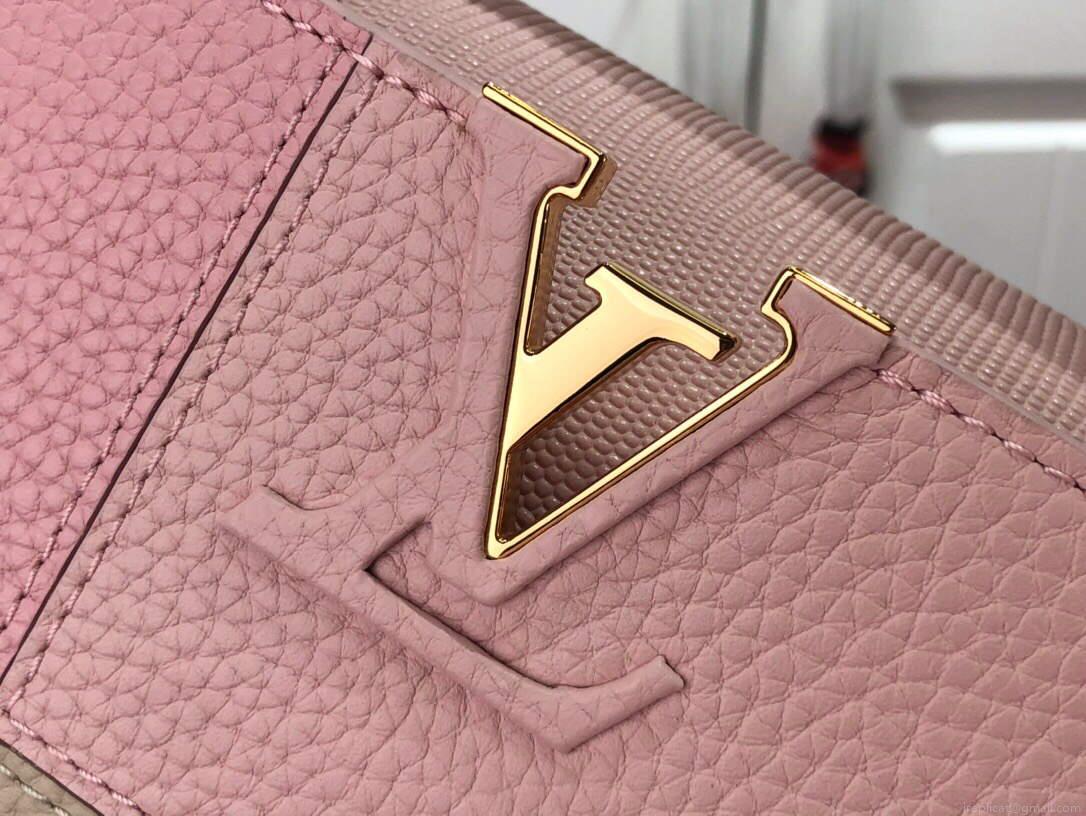 LV M59268 Louis Vuitton Capucines Mini Handbag M59269 Rose