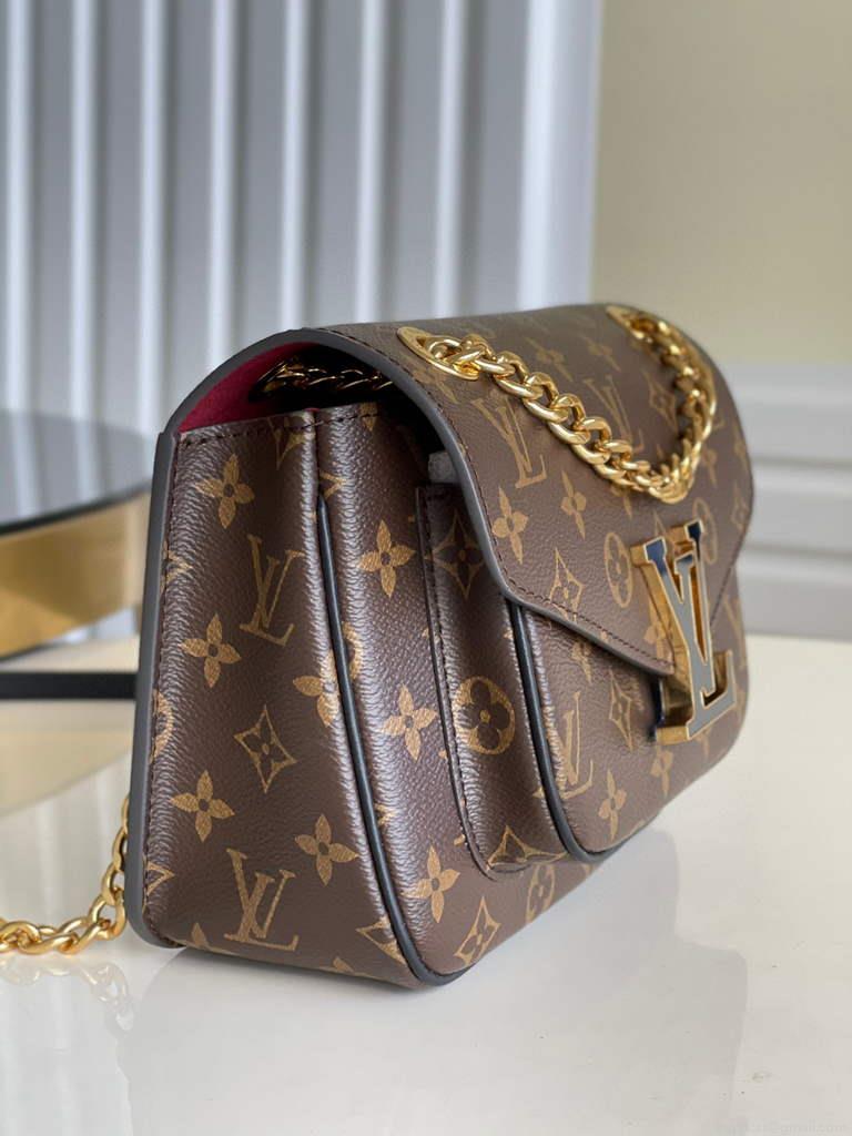 Louis Vuitton M45592 Passy Monogram LV M57888 in Brown