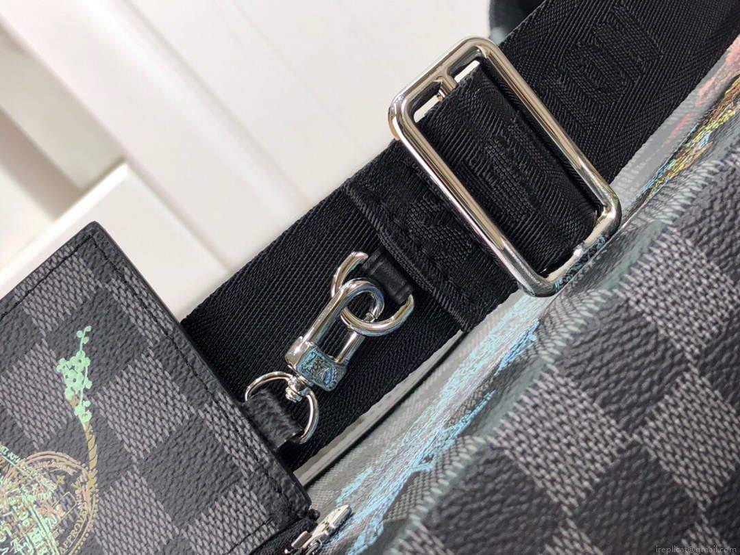 LV N64608 Louis Vuitton Gaston Wearable Wallet Black