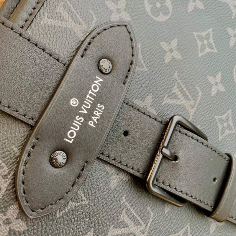 LV M45914 Louis Vuitton Saumur Tote Black