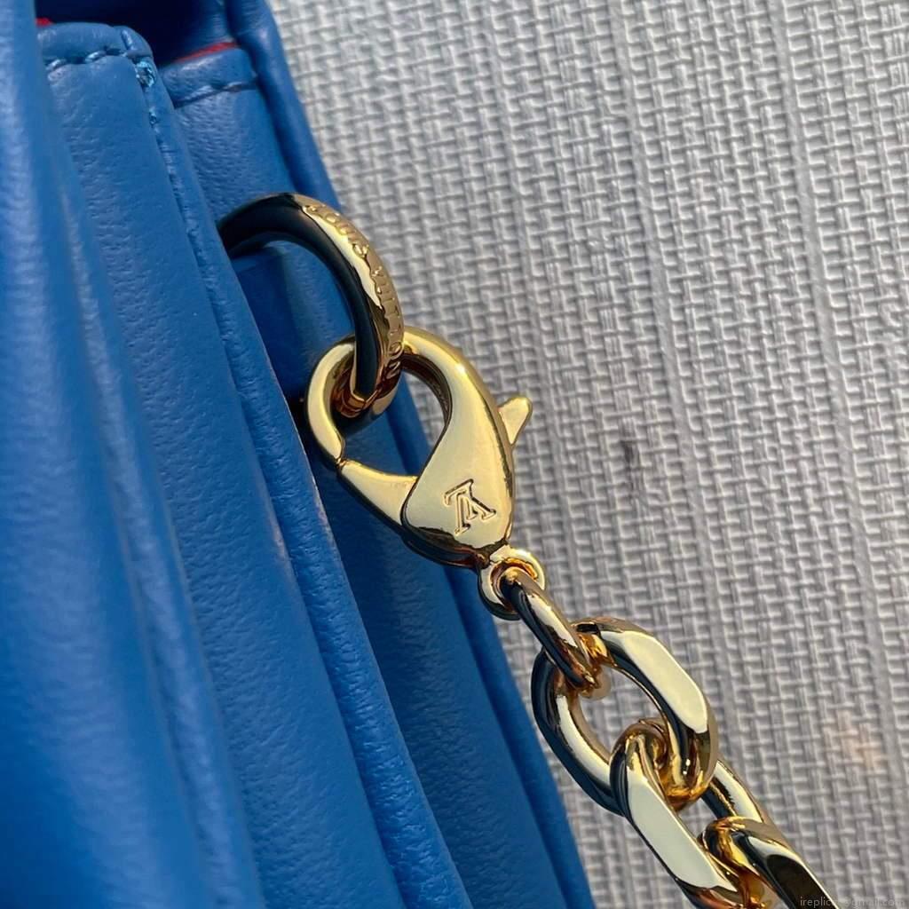 Louis Vuitton M80744 Pochette Coussin LV M80745 Blue and Red